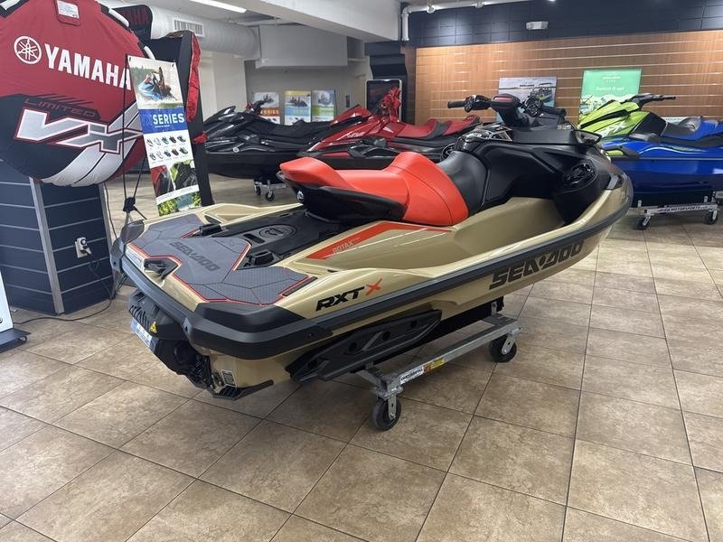 2025 Sea-Doo RXT-X 325 For Sale | Metallic Tan / Lava Red Premium - Image 7