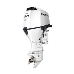 Honda 150hp White iST Outboard | Intelligent Shift and Throttle, Electric Start, 20″ Shaft | BF150DLDA