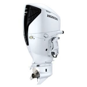 Honda 250hp White Outboard Motor | Remote Mechanical, Electric Start, 30″ Shaft | BF250DK1URA