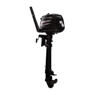 Mercury 5hp Sail Power Outboard | Tiller, Manual Start, 20″ Shaft | 5MLHA