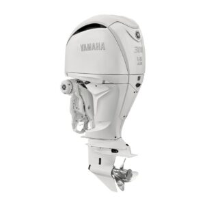 Yamaha 300hp White DEC Outboard | Digital Electronic Controls, 35″ Shaft, Counter Rotation | LF300ESB2