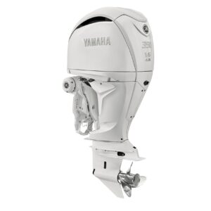Yamaha 350hp White DEC Outboard | Digital Electronic Controls, 35″ Shaft, Counter Rotation | LF350ESA2